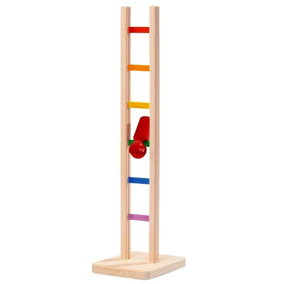 NWT NIC Wooden Climbing Tumbling Toy - Picture 1 of 2